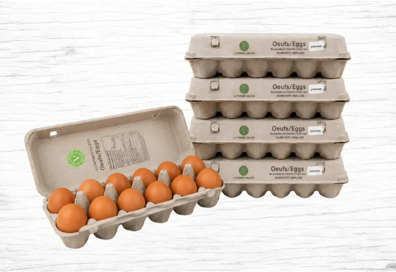5 Dozen Small Natural Eggs