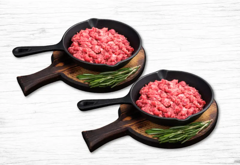 2 paquets d’agneau haché naturel