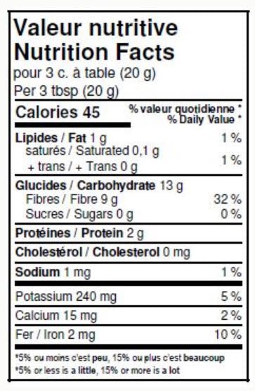 Milanaise, son de blé biologique 350g
