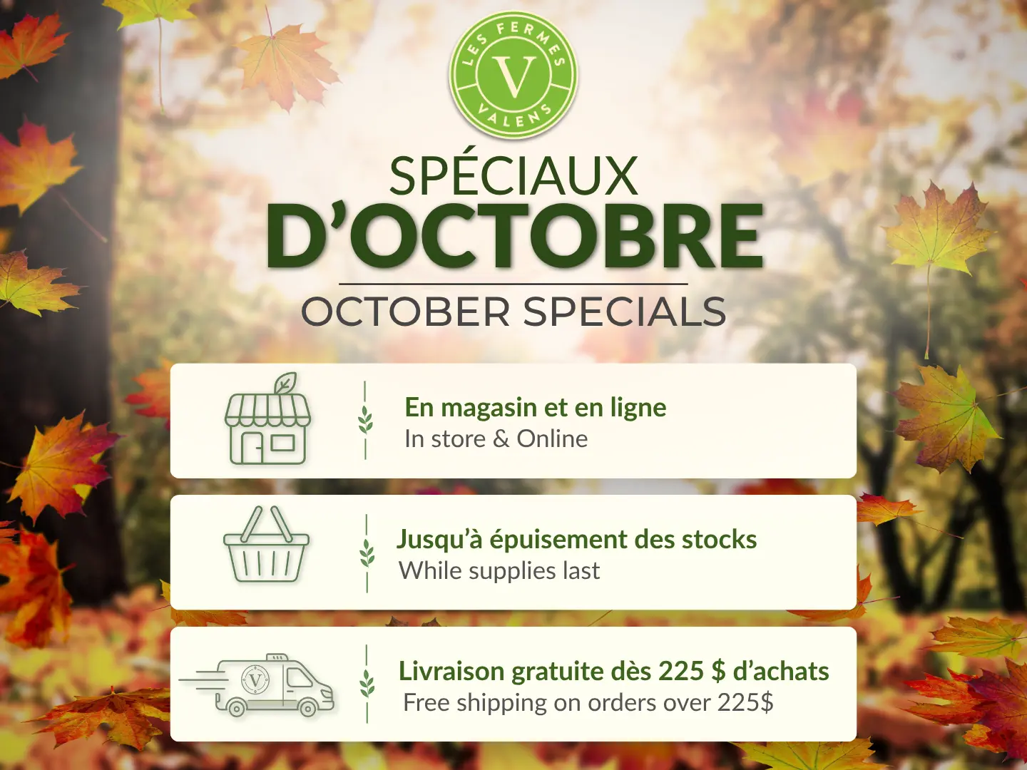 Circulaire d'octobre